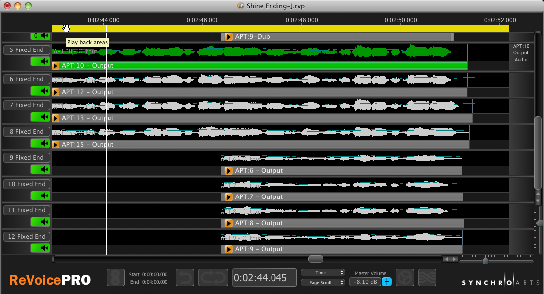 Export audio - RV Shine Session